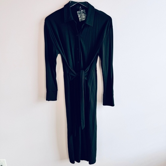 Jason Wu Dress size XXS Black Long Sleeve Button Up - Picture 1 of 5